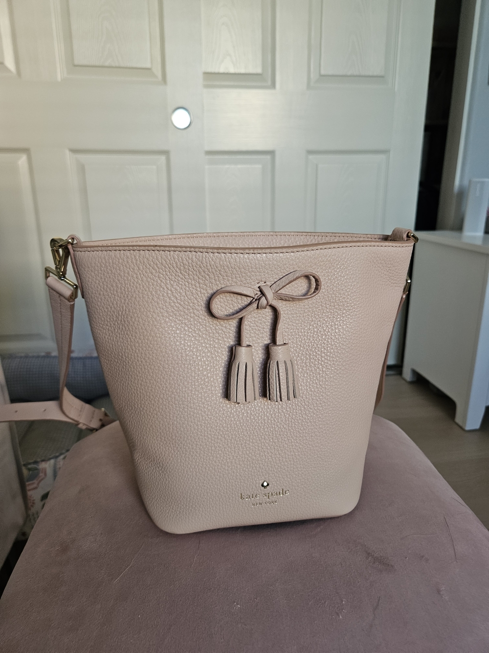 Kate Spade Hayes Street Vanessa Bucket Bag Blush